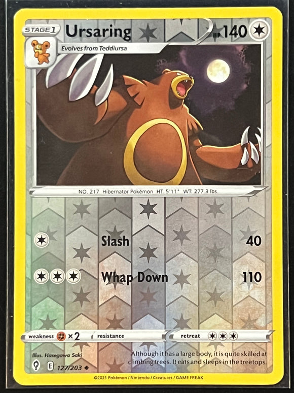 Ursaring - Pokemon Evolving Skies Reverse Holo #127/203