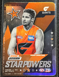 Jesse Hogan - 2023 TeamCoach STAR POWERS SILVER - CODE UNUSED #SP-43