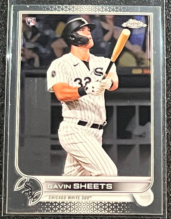 Gavin Sheets RC - 2022 Topps Chrome Baseball RC Base #146 - White Sox