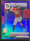 Ketel Marte - 2022 Panini Donruss Baseball PURPLE #133 - Diamondbacks