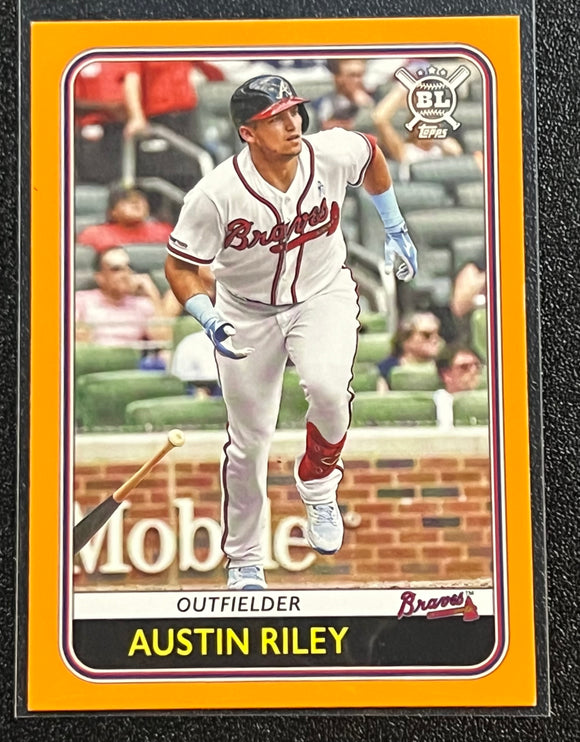 Austin Riley - 2020 Topps Big League ORANGE PARALELL #50 - Braves