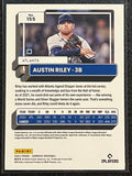 Austin Riley - 2022 Panini Donruss Baseball RED PARALLEL #155 - Braves