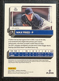 Max Fried - 2022 Panini Donruss Baseball PURPLE PARALLEL #122 - Braves