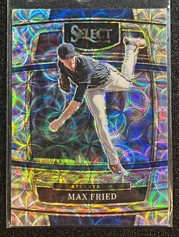 Max Fried - 2022 Panini Select Baseball CONCOURSE SILVER SCOPE #40 - Braves