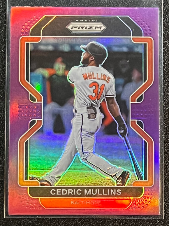 Cedric Mullins - 2022 Panini Prizm Baseball PURPLE #67 - Orioles