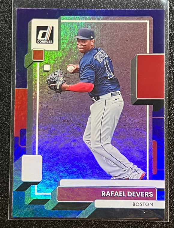 Rafael Devers - 2022 Panini Donruss Baseball PURPLE #224 - Red Sox