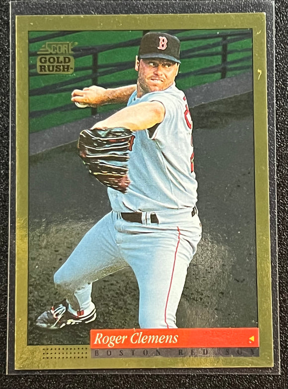 Roger Clemens - 1993 Topps Score Baseball GOLD #25 - Red Sox