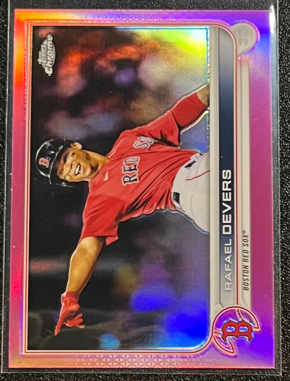 Rafael Devers - 2022 Topps Chrome PINK #171 - Red Sox