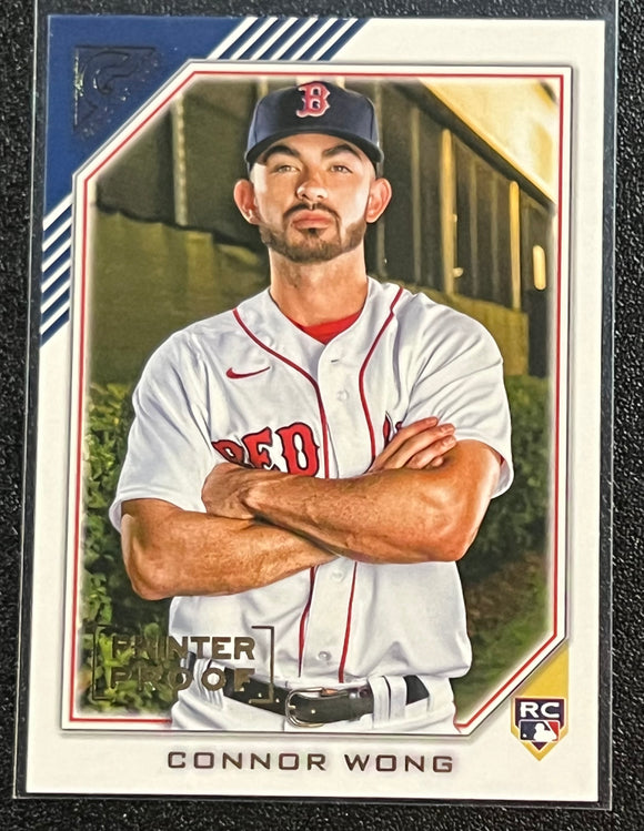 Connor Wong RC - 2022 Topps Gallery PRINTER PROOF #74 - Red Sox