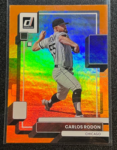 Carlos Rodon - 2023 Panini Donruss Baseball ORANGE PARALLEL #154