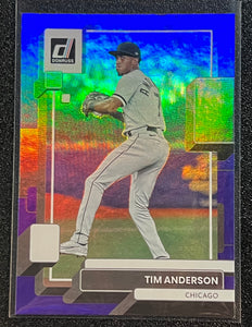 Tim Anderson - 2023 Panini Donruss Baseball PURPLE PARALLEL #179