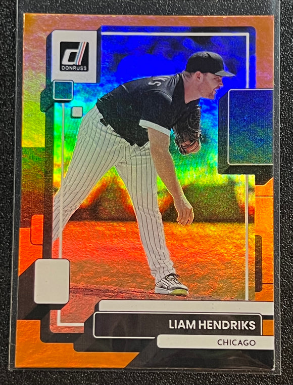 Liam HendrIks - 2023 Panini Donruss Baseball ORANGE PARALLEL #132