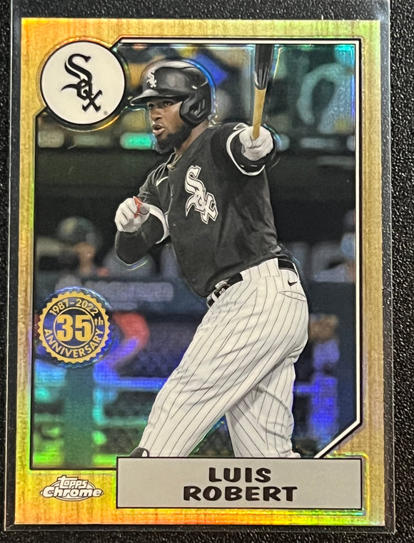 Luis Robert - 2022 Topps Chrome 1987 35th Anniversary Refractor #87BC-12