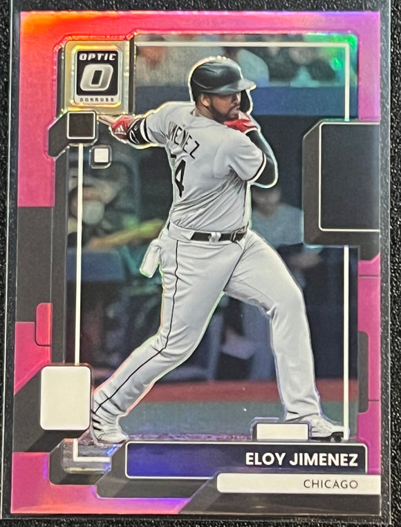 Eloy Jimenez - 2022 Panini Donruss Optic Baseball PINK Parallel #169