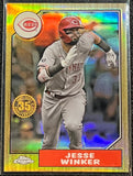 Jesse Winker - 2022 Topps Chrome Baseball 35TH ANNIVERSARY REFRACTOR #87BC-16