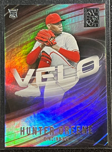 Hunter Greene RC - 2022 Panini Capstone Baseball VELO #V-1