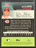 Alejo Lopez RC - 2022 Topps Stadium Club RED FOIL PARALLEL #174