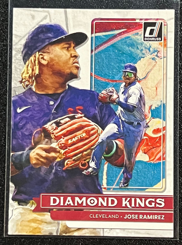 Jose Ramirez - 2022 Panini Donruss Baseball DIAMOND KINGS #7