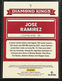 Jose Ramirez - 2022 Panini Donruss Baseball DIAMOND KINGS #7