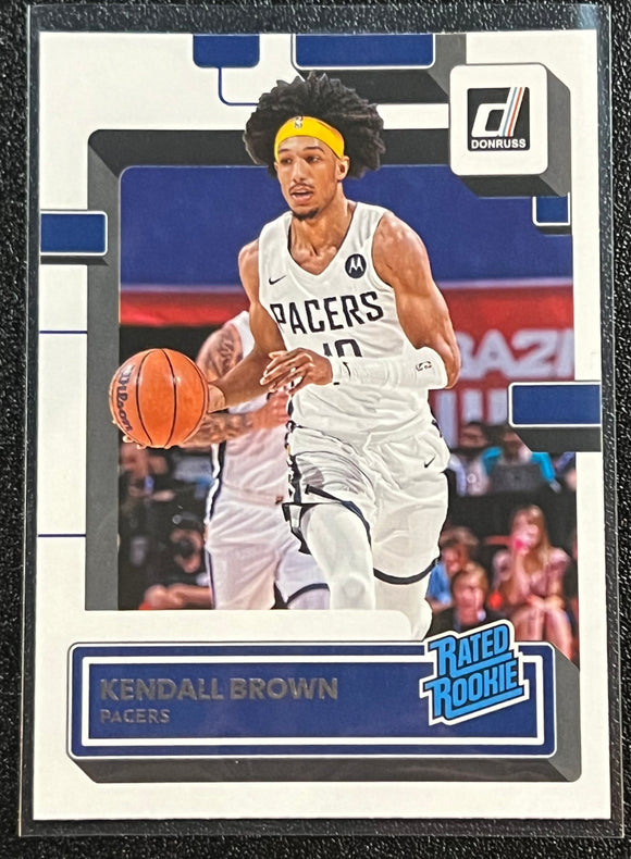 Kendall Brown RC - 2022-23 Panini Donruss Basketball RATED ROOKIE #247