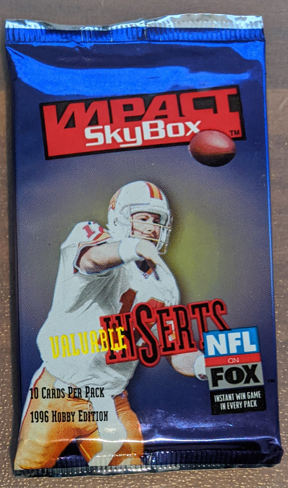 1996 Skybox Impact NFL Football - Hobby Pack
