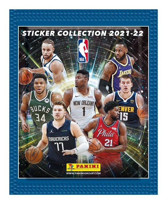 2021-22 Panini Sticker and Card Collection NBA Basketball - Retail Pack