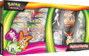 Pokemon TCG mythical Squishy Premium Collection Box