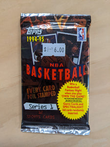 1994-95 Topps Series 1 NBA Basketball - Hobby Pack