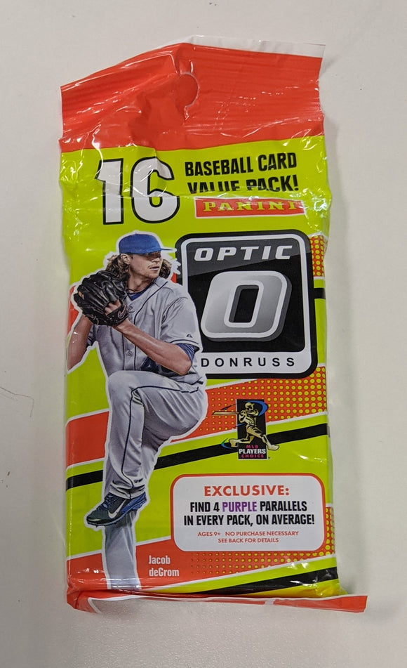 2016 Panini Donruss Optic MLB Baseball cards - Cello/Fat/Value Pack