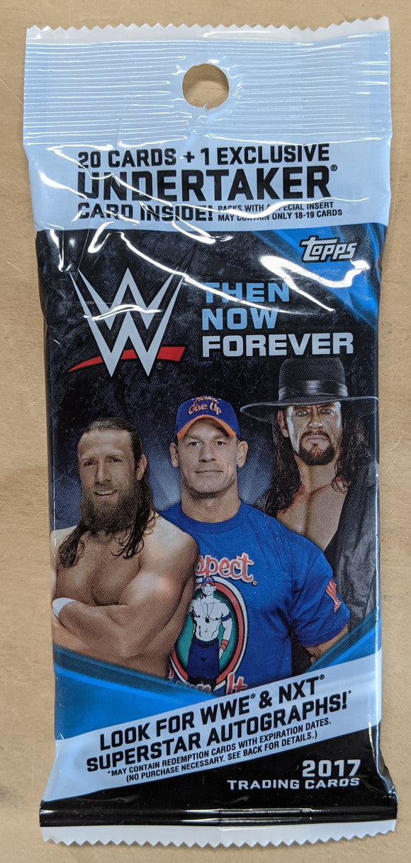 2017 Topps WWE Then Now Forever cards - Cello/Fat/Value Pack