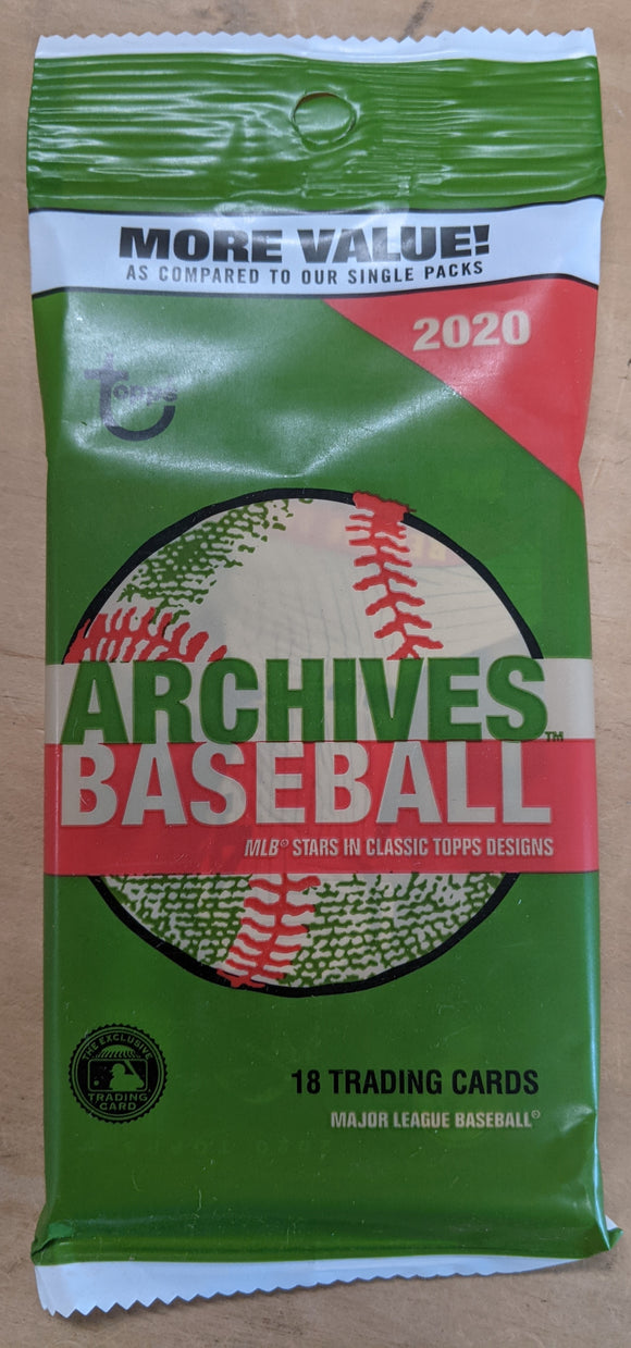 2020 Topps Archives MLB Baseball - Cello/Fat/Value Pack