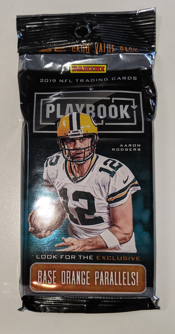 2019 Panini Playbook NFL Football - Cello/Fat/Value Pack