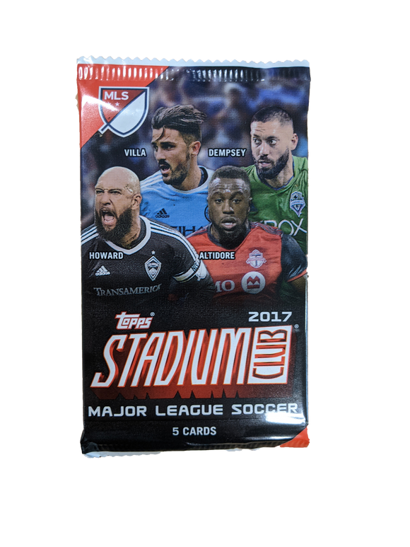 2017 Topps Stadium Club MLS Soccer Cards - Retail Pack