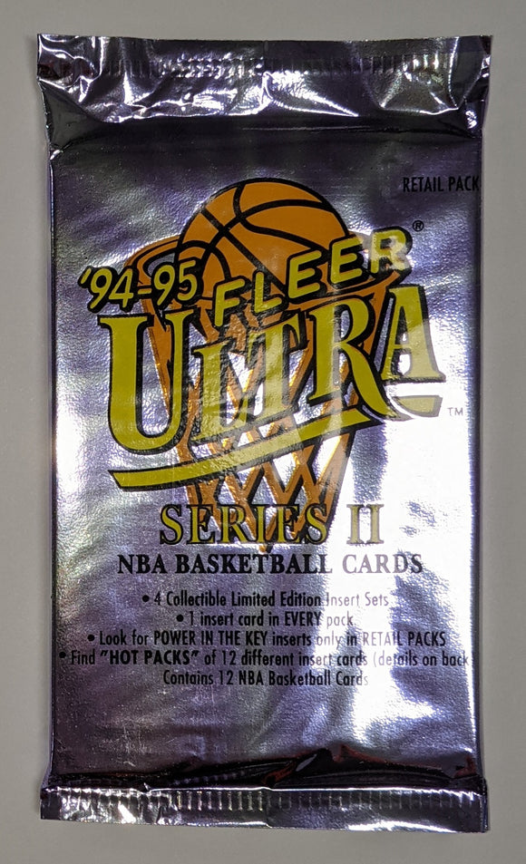 1994-95 Fleer Ultra Series 2 NBA Basketball - Retail Pack