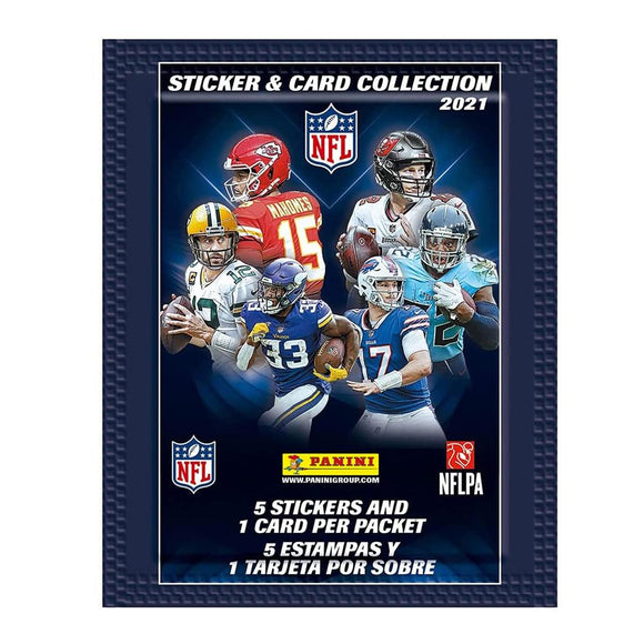 2021 Panini Sticker and Card Collection NFL Football - Retail Pack