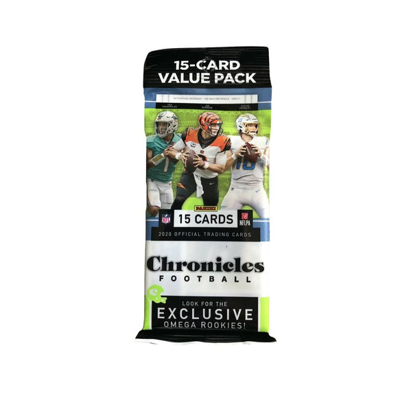 2020 Panini Chronicles NFL Football cards - Cello/Fat/Value Pack