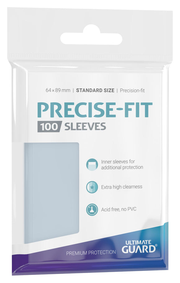 Ultimate Guard Precise-Fit Standard Card Sleeves - Clear (100ct)