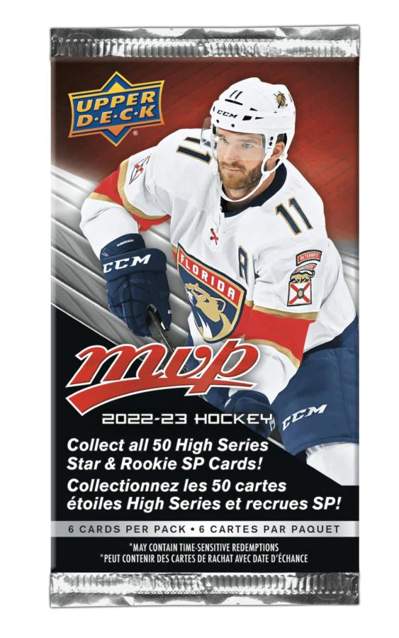 2022-23 Upper Deck MVP NHL Hockey cards - Retail Pack