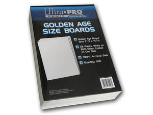 Ultra Pro Golden Comic Backing Boards (100ct)