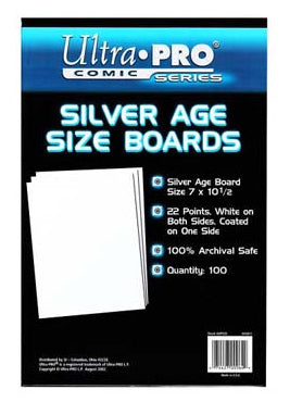 Ultra Pro Silver Comic Backing Boards (100ct)