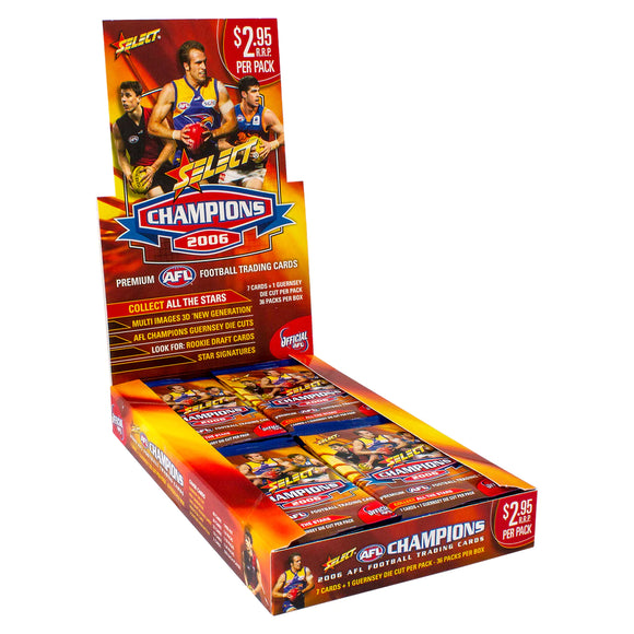 2006 Select AFL Champions footy cards - Retail Box (36ct)