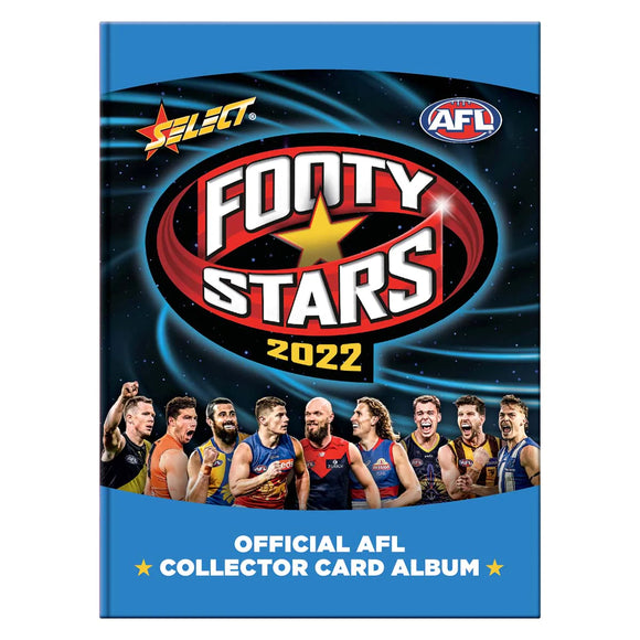 2022 Select AFL Footy Stars cardboard collector album