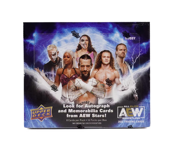 2022 Upper Deck AEW Wrestling cards - Hobby Box