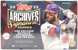 2022 Topps Archives Signature Series MLB Baseball - Hobby Box