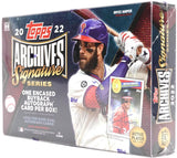 2022 Topps Archives Signature Series MLB Baseball - Hobby Box