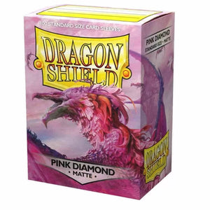 Dragon Shield Deck Sleeves - Matte Pink Diamond (100ct)