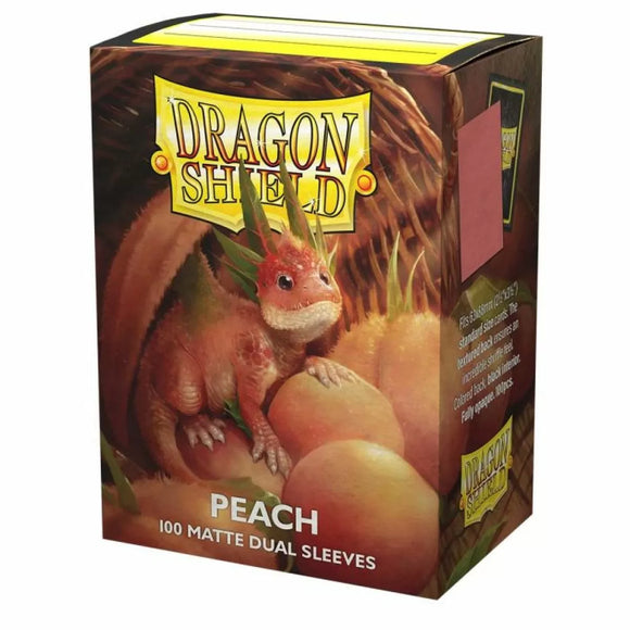 Dragon Shield Deck Sleeves - Dual Matte Peach (100ct)
