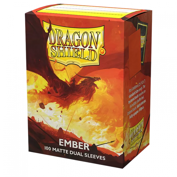 Dragon Shield Deck Sleeves - Dual Matte Ember (100ct)