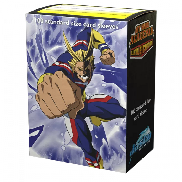 Dragon Shield Deck Sleeves Matte Art - My Hero Academia All Might Punch (100ct)