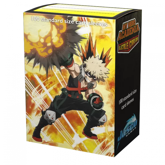 Dragon Shield Deck Sleeves Matte Art - My Hero Academia Bakugo Explode (100ct)